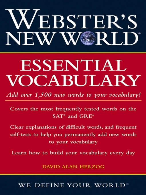 Title details for Webster's New World Essential Vocabulary by David Alan Herzog - Available